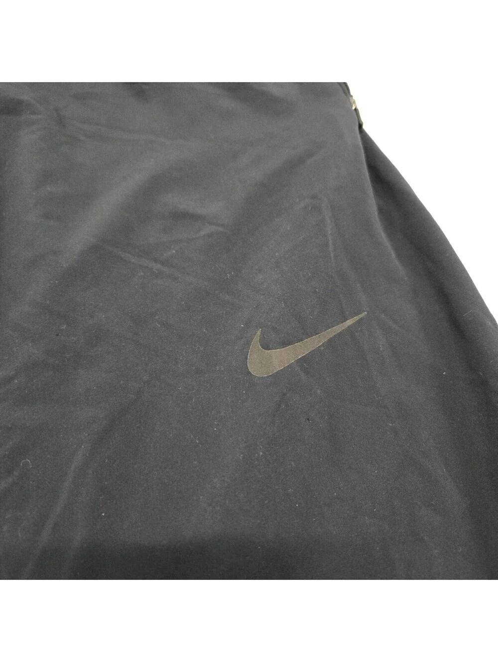 Men's MEDIUM Nike Flex Dry-Fit Black Jogger Pants Zip Pockets Reflective 885280
